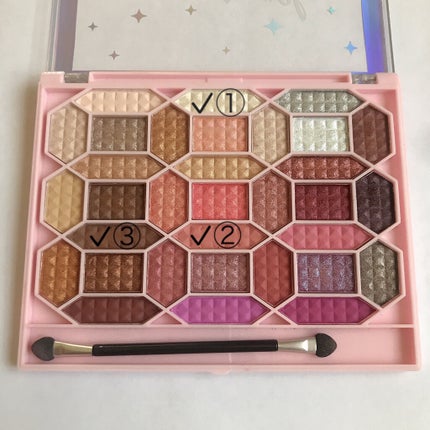 33色プロアイシャドウパレット/Dolly Angel/アイシャドウパレットを使ったクチコミ(3枚目)