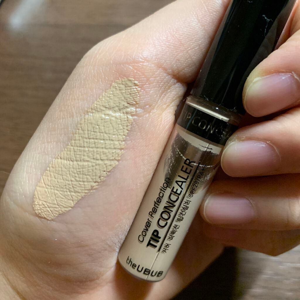 カバーパーフェクション チップコンシーラー/the SAEM/リキッドコンシーラーを使ったクチコミ(2枚目)