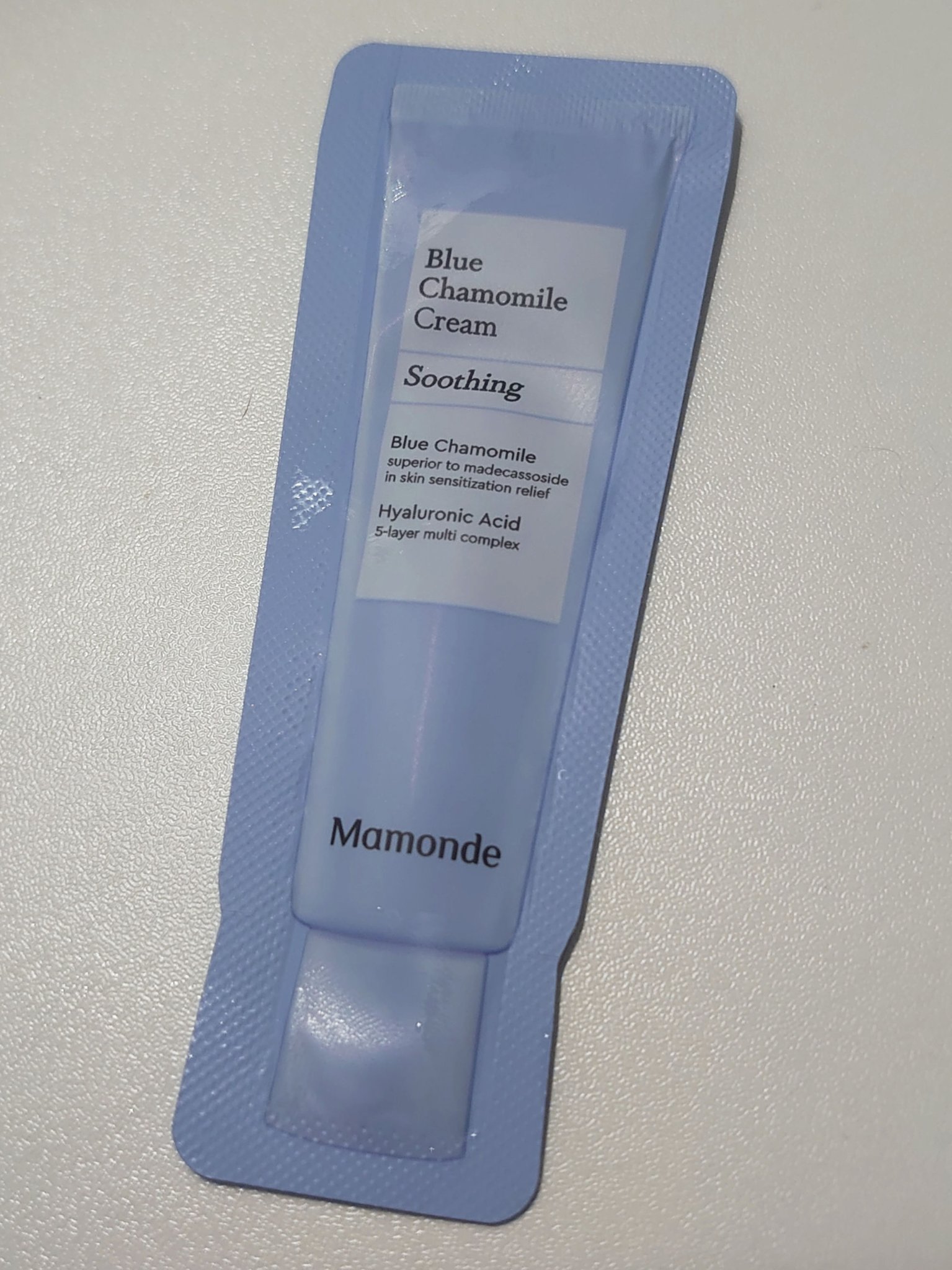 mamonde blue chamomile soothing repair cream/Mamonde/フェイスクリームを使ったクチコミ（1枚目）