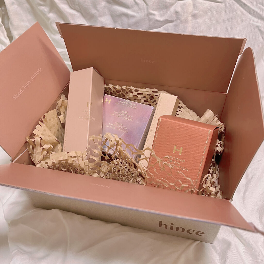 トゥルーディメンショングロウチーク/hince/パウダーチークを使ったクチコミ（1枚目）