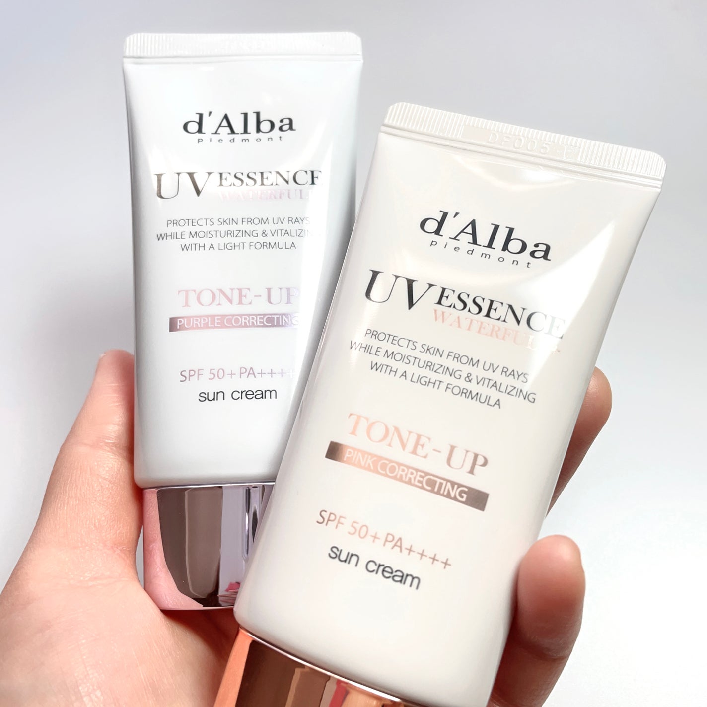 ダルバ ウォータフル トーンアップ サンクリーム(パープル)/ダルバ/日焼け止めクリームを使ったクチコミ(1枚目)