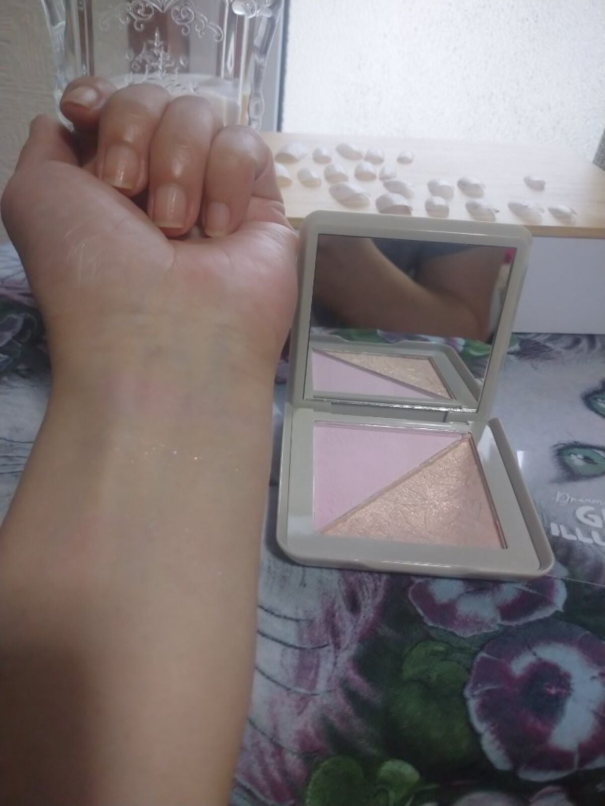 BLUSH & HIGHLIGHTER/xixi/ハイライトを使ったクチコミ(2枚目)