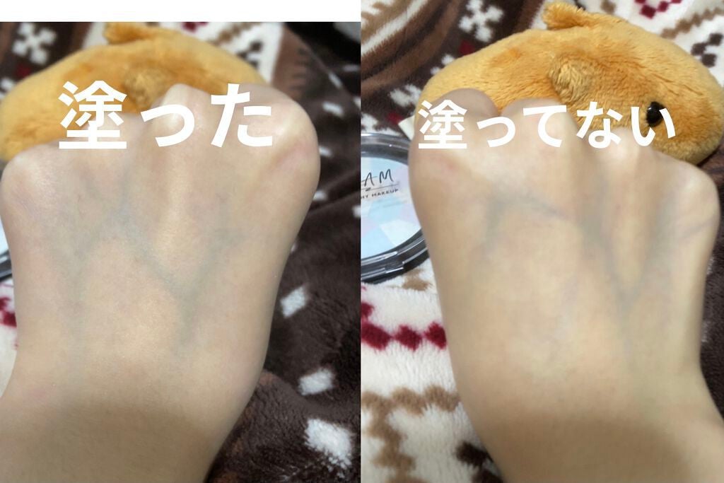 UR GLAM MARBLE FACE POWDER/U R GLAM/プレストパウダーを使ったクチコミ(3枚目)