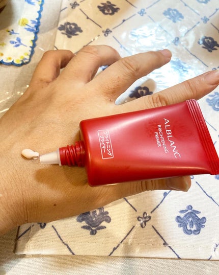 ブライトニングプライマー/ALBLANC/化粧下地を使ったクチコミ(2枚目)