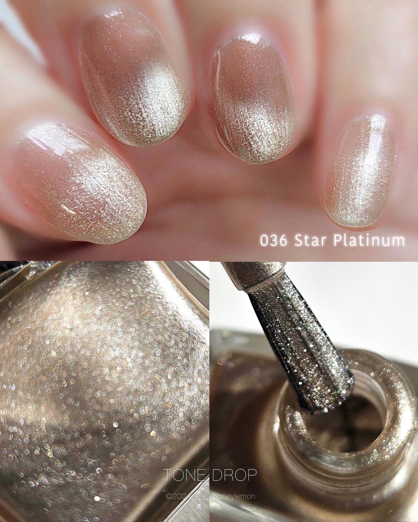 TONE DROP ネイルポリッシュ/D-UP/マニキュアを使ったクチコミ(4枚目)