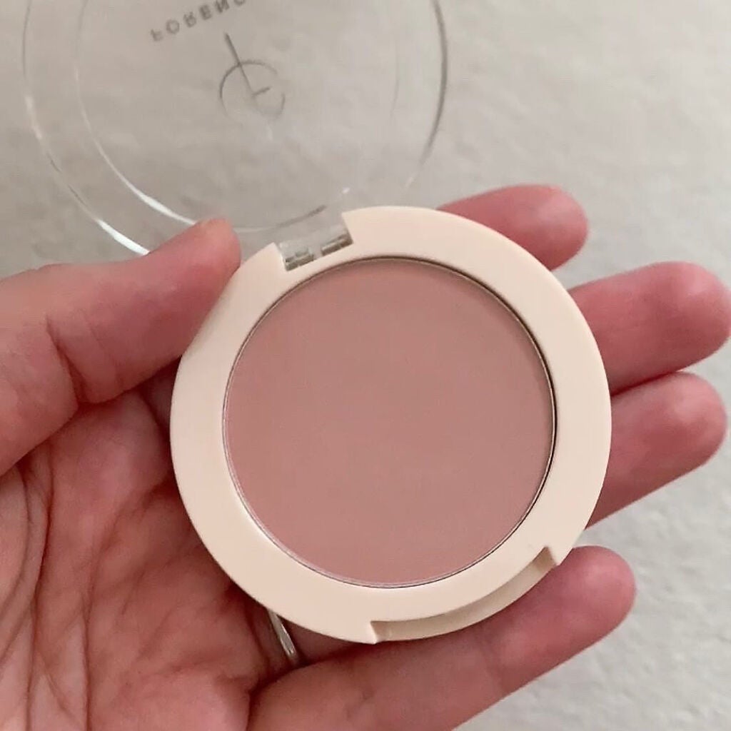 ピュアブラッシャー パフ付き/フォレンコス/パウダーチークを使ったクチコミ(2枚目)