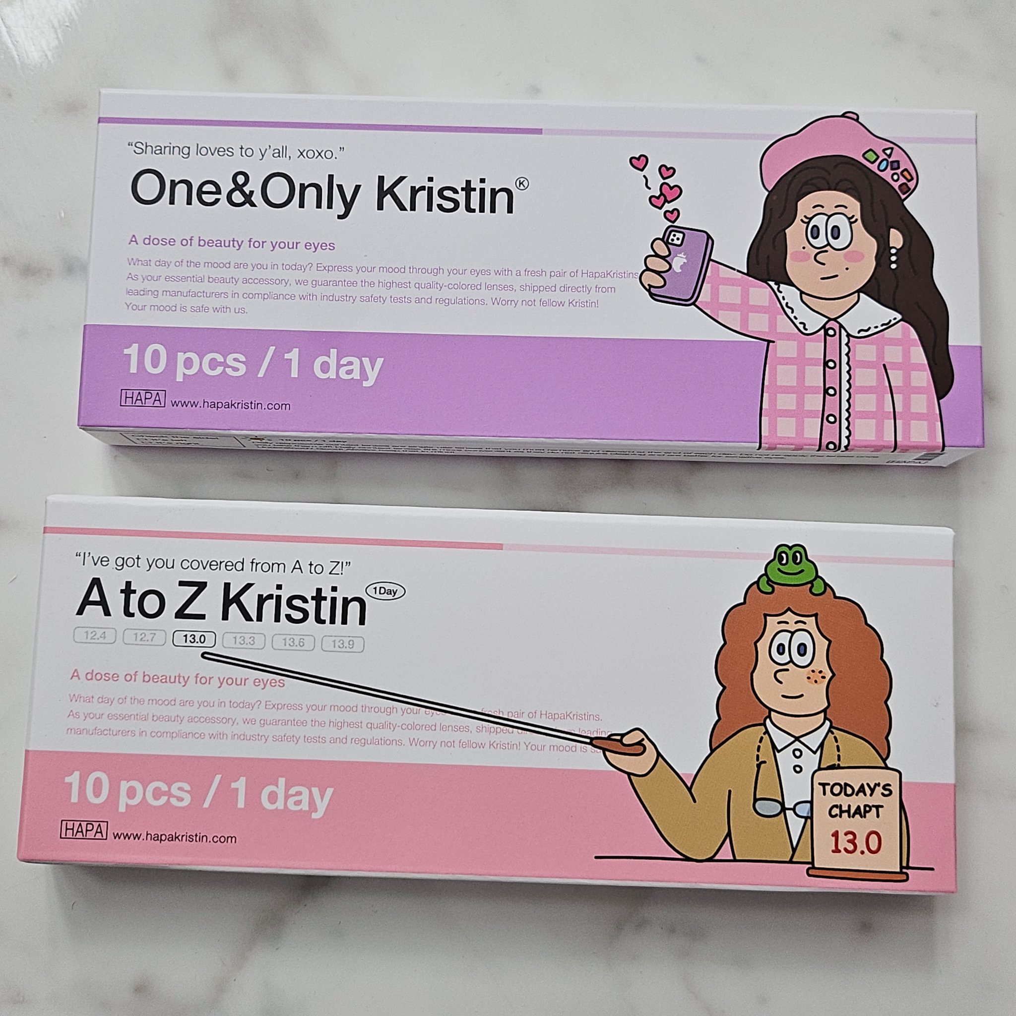 A to Z Kristin/Hapa kristin/カラーコンタクトレンズを使ったクチコミ（1枚目）