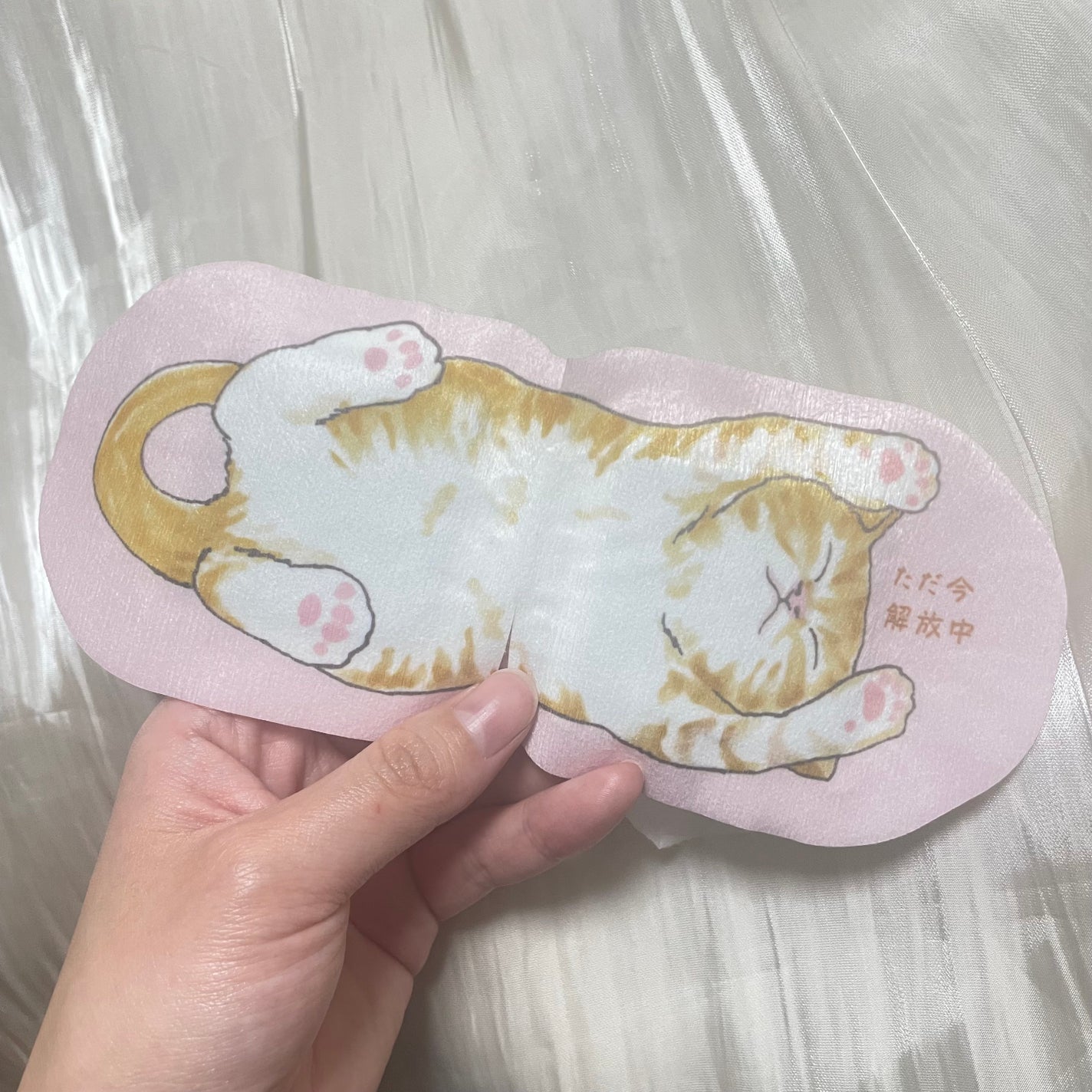 ネコのきもち ホットアイマスク タマのきもち/グローバル プロダクト プランニング/ホットアイマスクを使ったクチコミ(4枚目)