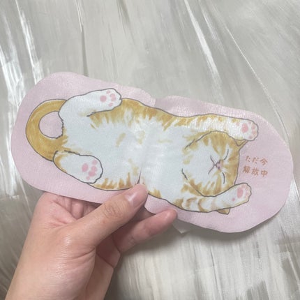 ネコのきもち ホットアイマスク タマのきもち/グローバル プロダクト プランニング/ホットアイマスクを使ったクチコミ(4枚目)