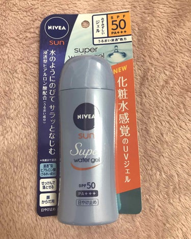 ニベア ニベアサン ウォータージェル SPF50のクチコミ「#ニベアサン

ウォータージェル50



☀️SPF50・PA＋＋＋

こちらは、SPF50.....」（1枚目）