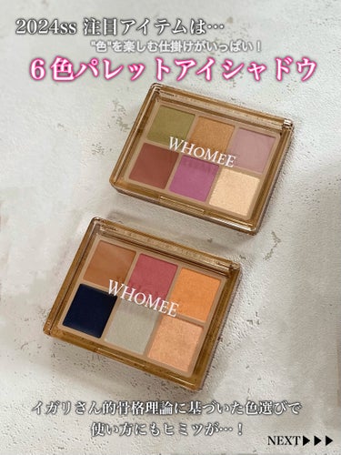 WHOMEE フーミー メッシュクッションのクチコミ「＼🌸𝐖𝐇𝐎𝐌𝐄𝐄 𝟐𝟎𝟐𝟒𝐬𝐬 🆕 𝐜𝐨𝐬𝐦𝐞🌸／

みんな大好きイガリシノブさんプロデュース.....」（2枚目）