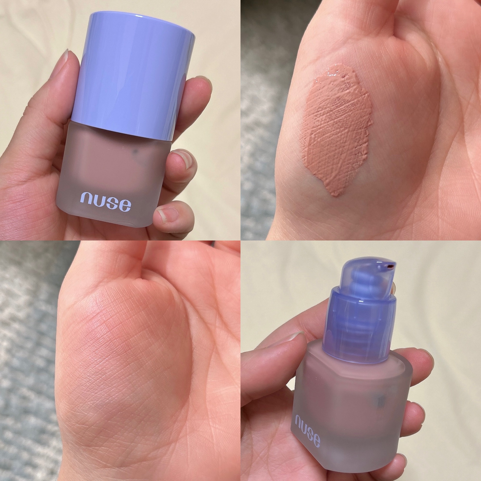 リキッドケアチーク 01 デズルジンジャー(Dezzle Ginger)/nuse/リキッドチークを使ったクチコミ（1枚目）