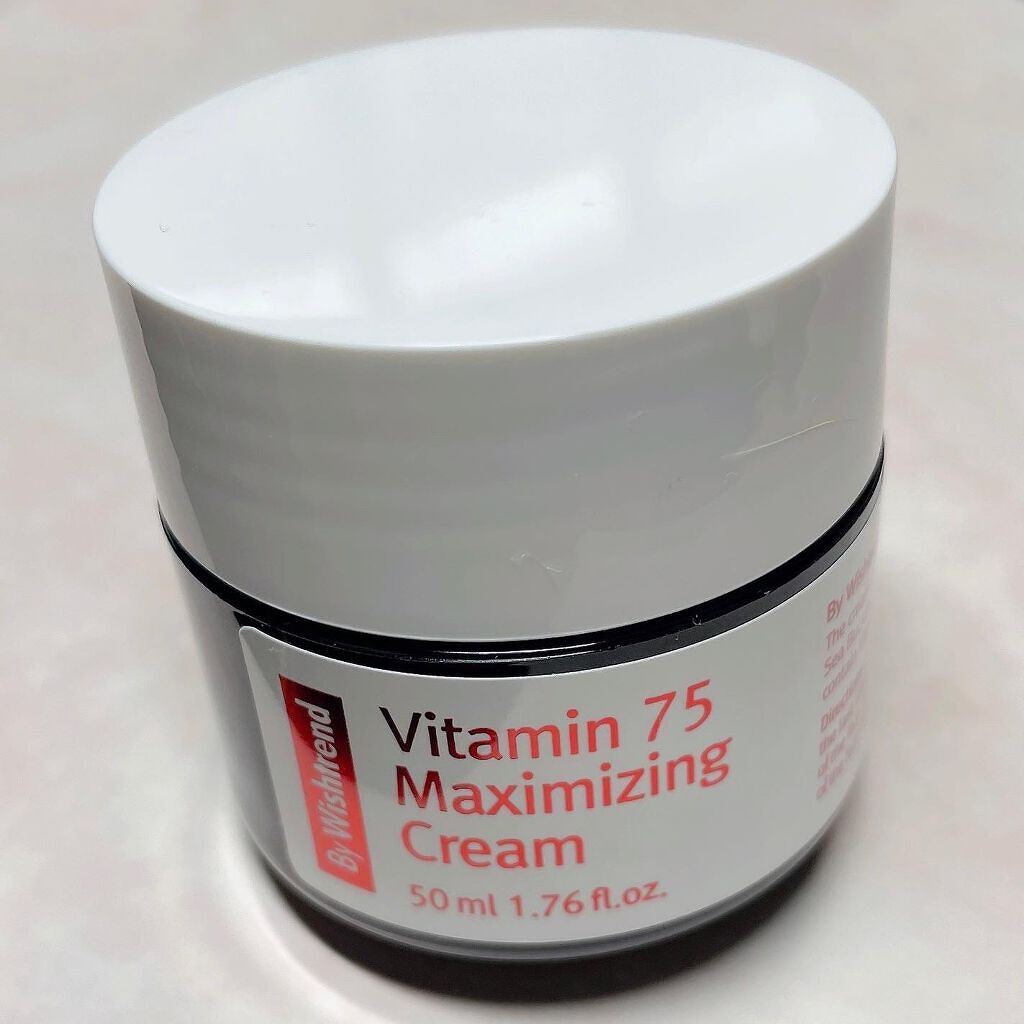 ビタミン75マキシマイジングクリーム/By Wishtrend/フェイスクリームを使ったクチコミ（2枚目）