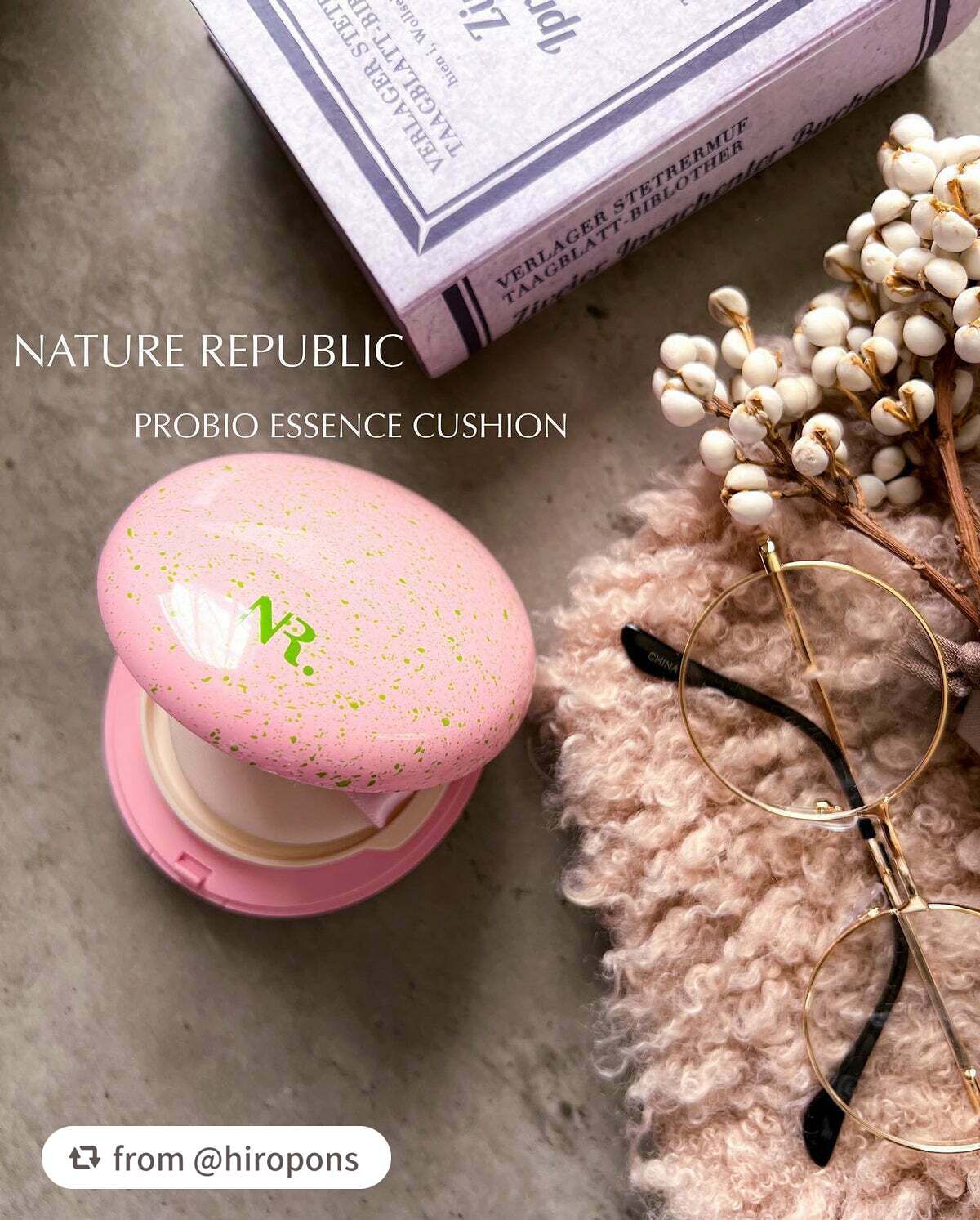 PROBIOエッセンスクッション/ネイチャーリパブリック/クッションファンデーションを使ったクチコミ(1枚目)