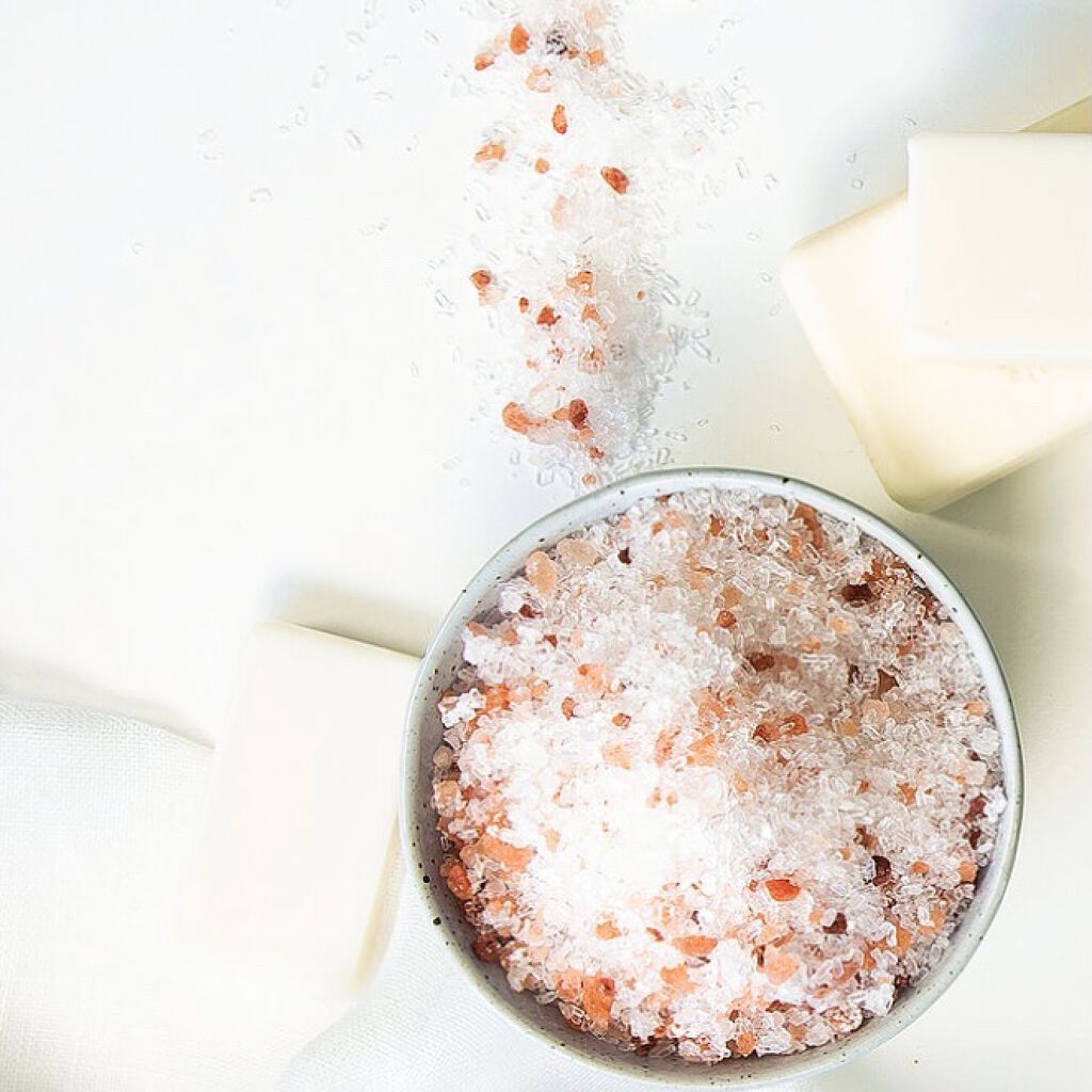 Epsom & Pink Himalayan Bath Salt/Natures Delight/無機塩系入浴剤を使ったクチコミ（3枚目）