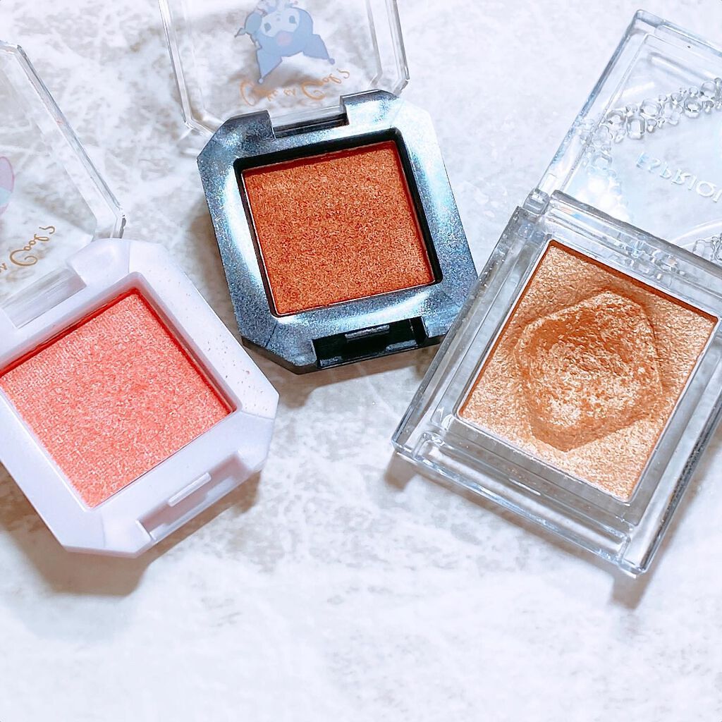 MMアイシャドウ/セリア/単色アイシャドウを使ったクチコミ(3枚目)