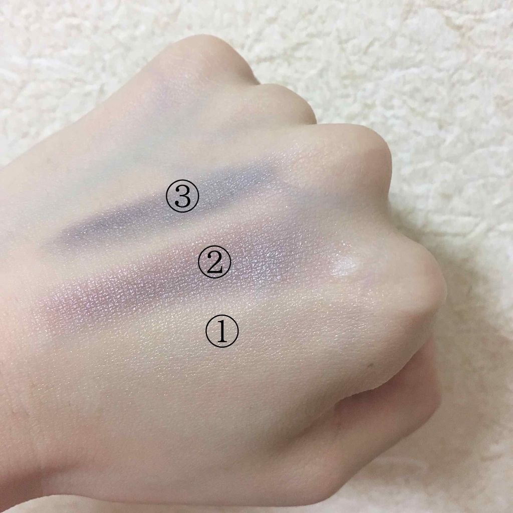 トーンアップアイシャドウ/CEZANNE/アイシャドウパレットを使ったクチコミ(3枚目)