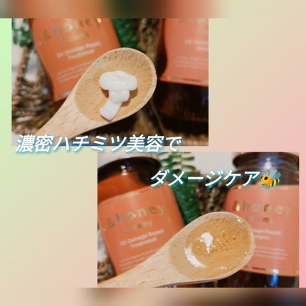 Creamy EXダメージリペアシャンプー1.0/ヘアトリートメント2.0/&honey/市販シャンプーを使ったクチコミ(2枚目)