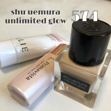 アンリミテッド グロー フルイド/shu uemura/リキッドファンデーションを使ったクチコミ（1枚目）