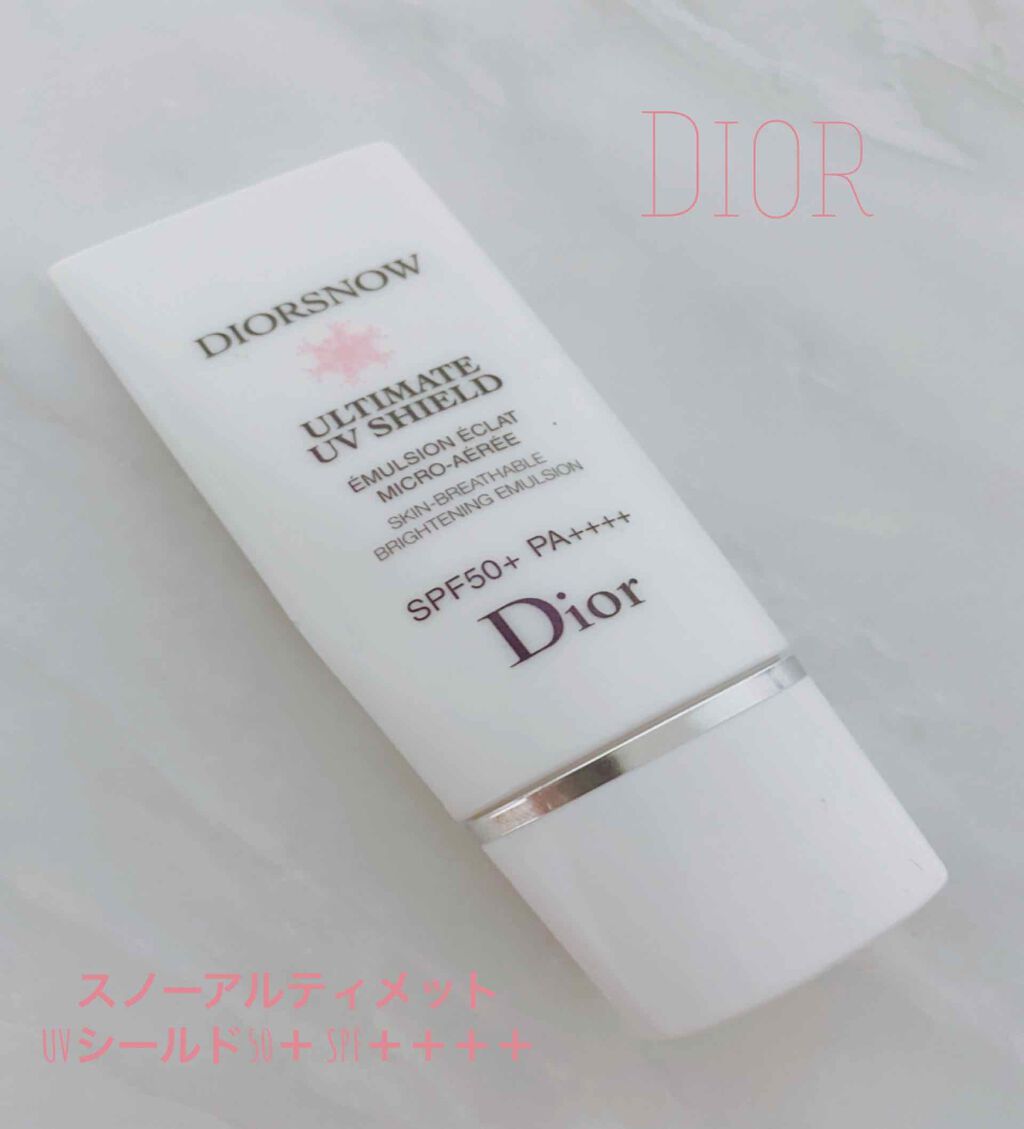 【旧】スノー アルティメット UVシールド 50+/Dior/日焼け止めミルクを使ったクチコミ(1枚目)