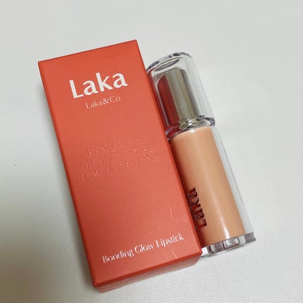 ボンディンググロウリップスティック/Laka/口紅を使ったクチコミ(2枚目)