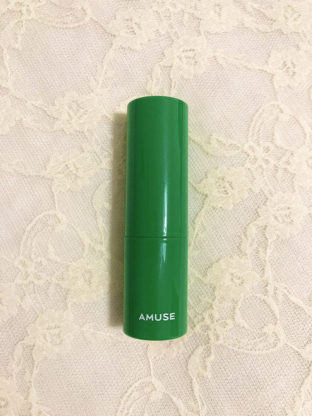 ヴィーガングリーンリップバーム/AMUSE/リップバームを使ったクチコミ（1枚目）