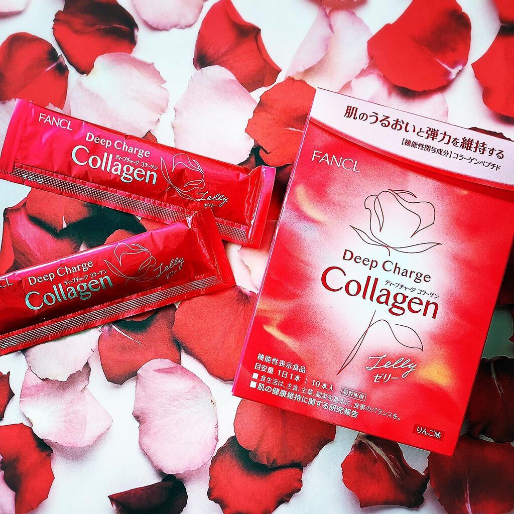 ディープチャージ コラーゲン スティックゼリー/ファンケル/美容サプリメントを使ったクチコミ(1枚目)