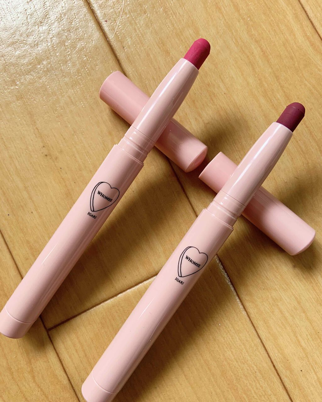 マットリップクレヨン/WHOMEE/口紅を使ったクチコミ（2枚目）