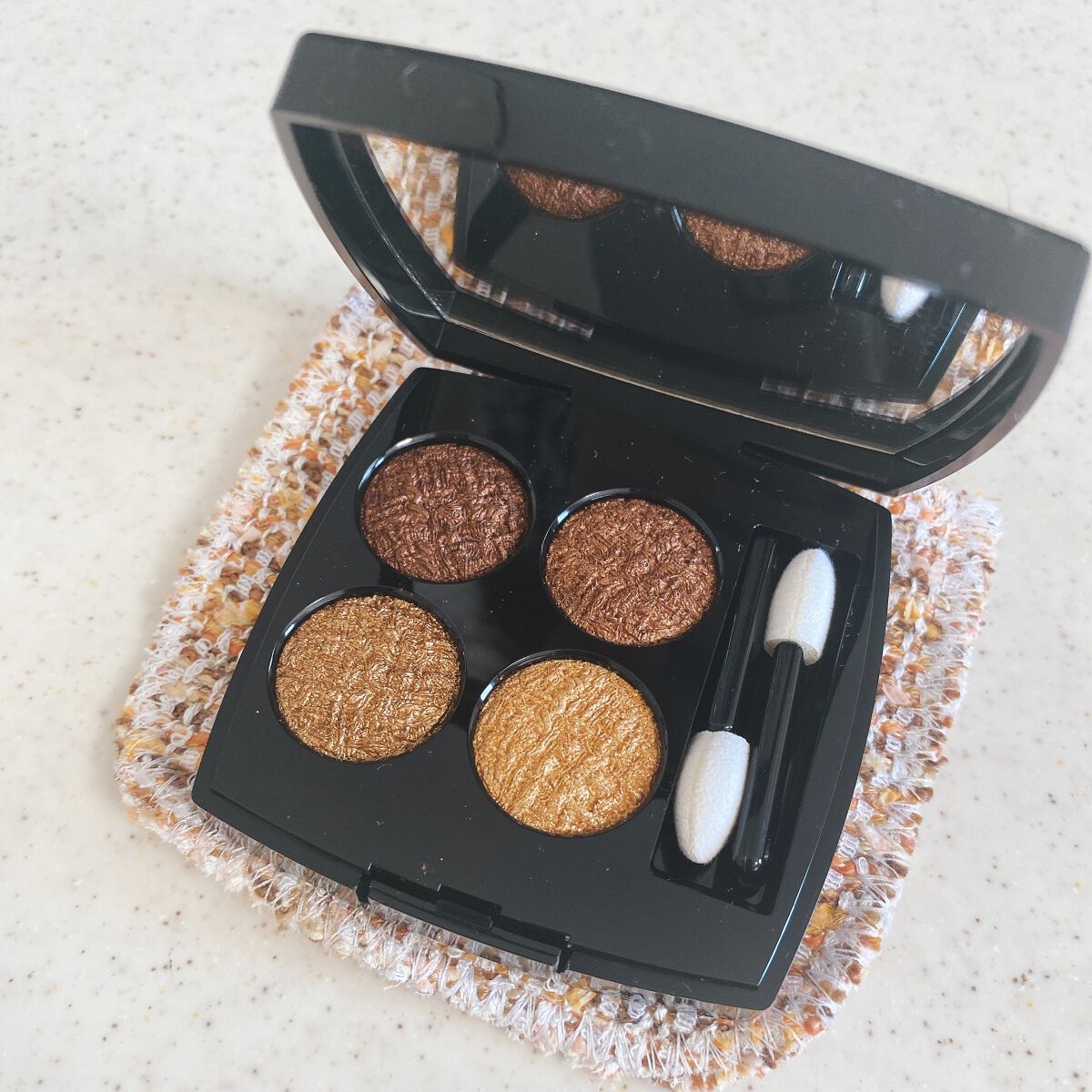 レ キャトル オンブル ツイード/CHANEL/アイシャドウパレットを使ったクチコミ（3枚目）