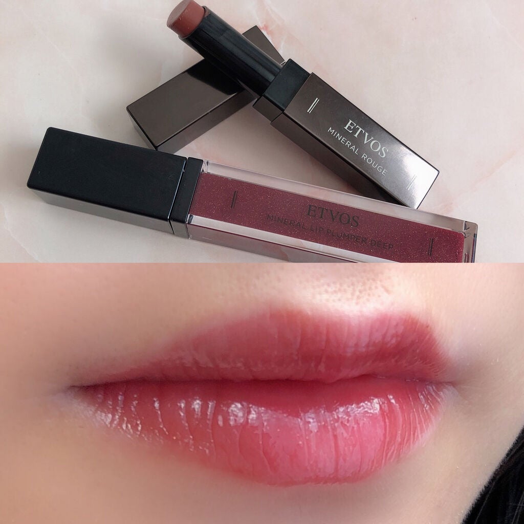 hydrangea✨ on LIPS 「🌸ETVOS🌸MINERALLIPPLUMPERDEEPBor..」(5枚目)