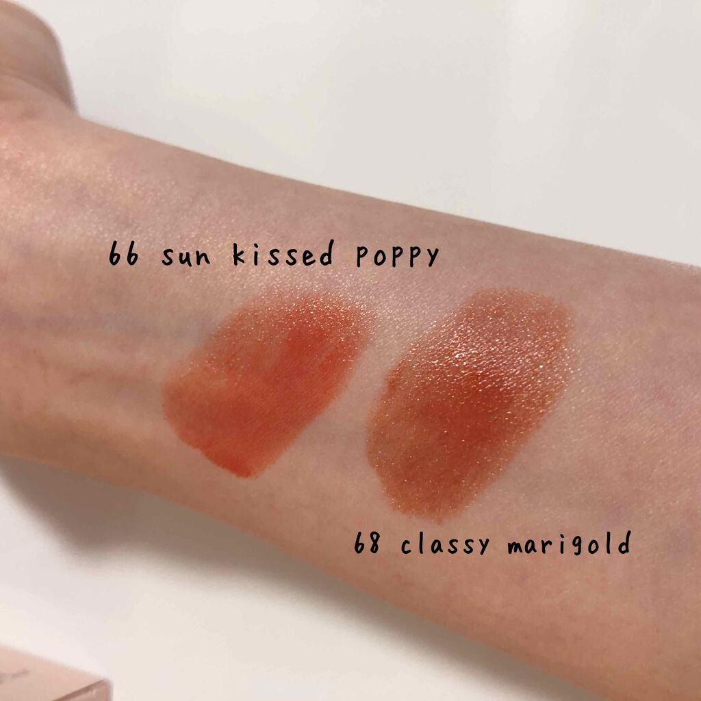 リップブロッサム 68 classy marigold/JILL STUART/口紅を使ったクチコミ（3枚目）