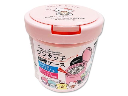 ワンタッチ綿棒ケース / DAISO