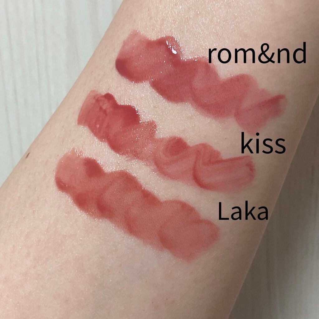 ジューシーラスティングティント/rom&nd/リップティントを使ったクチコミ(2枚目)