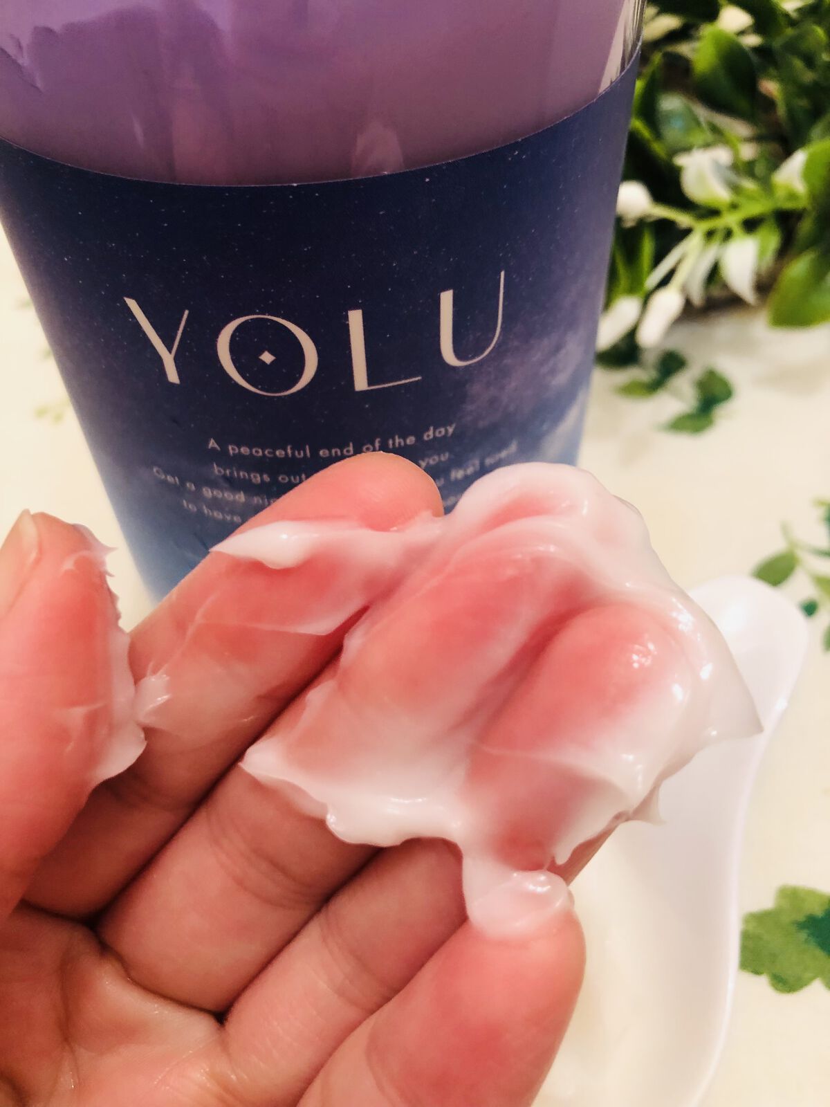 リラックスナイトリペア シャンプー／トリートメント トリートメント本体 475g/YOLU/市販シャンプーを使ったクチコミ（2枚目）