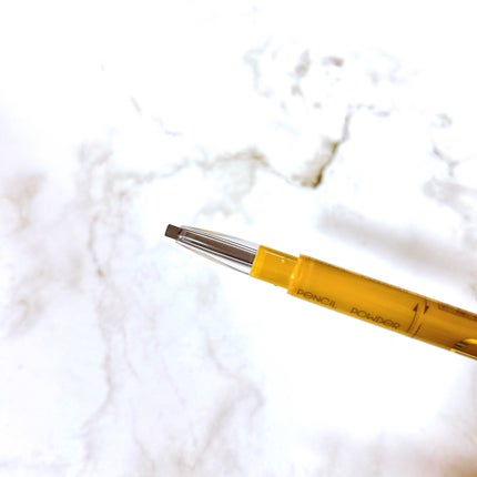 パウダー&ペンシル アイブロウEX PD10 ピンクブラウン/excel/アイブロウペンシルを使ったクチコミ(2枚目)