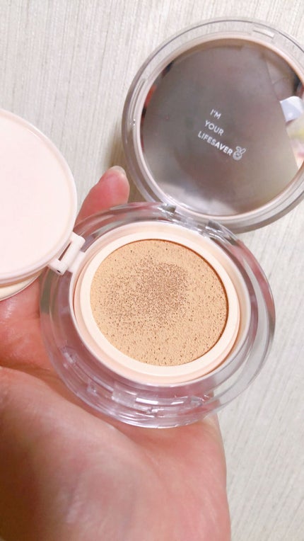 スキンチューンヴィーガンカバークッション/AMUSE/クッションファンデーションを使ったクチコミ(4枚目)