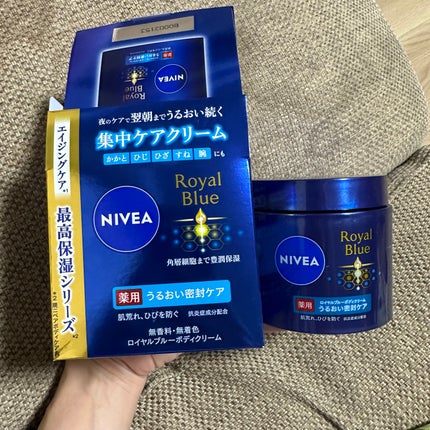ニベア ロイヤルブルーボディクリーム うるおい密封ケア/ニベア/ボディクリームを使ったクチコミ(2枚目)
