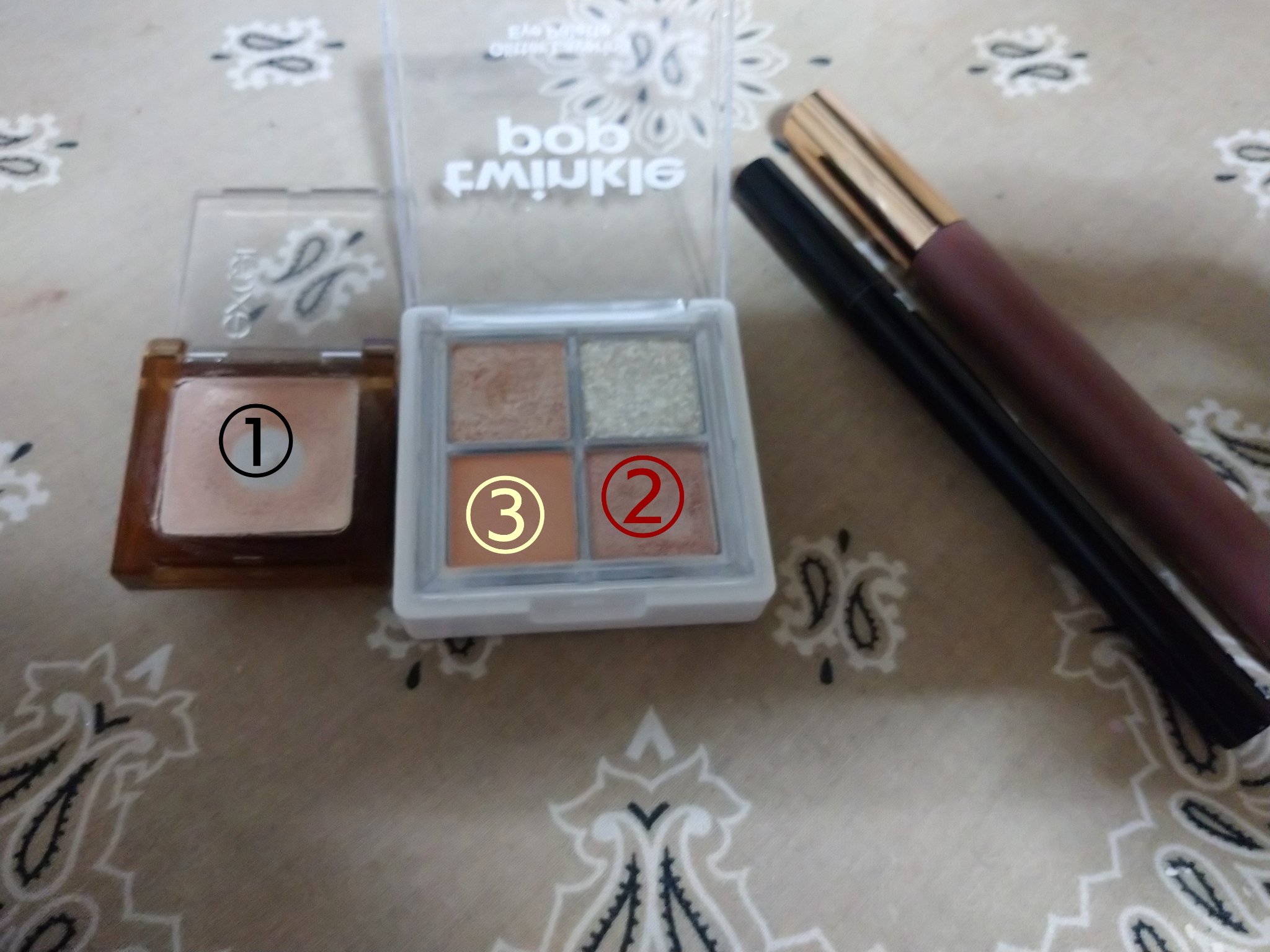 イルミクチュールシャドウ/excel/ジェル・クリームアイシャドウを使ったクチコミ（1枚目）