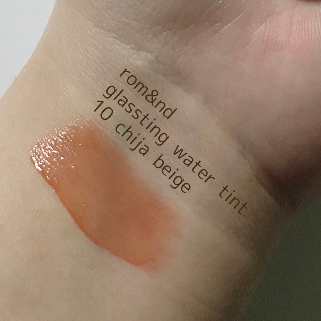 グラスティングウォーターティント 韓服エディション/rom&nd/リップティントを使ったクチコミ(3枚目)