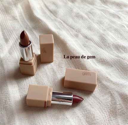 gemini lip stick(tint)/la peau de gem./口紅を使ったクチコミ(1枚目)