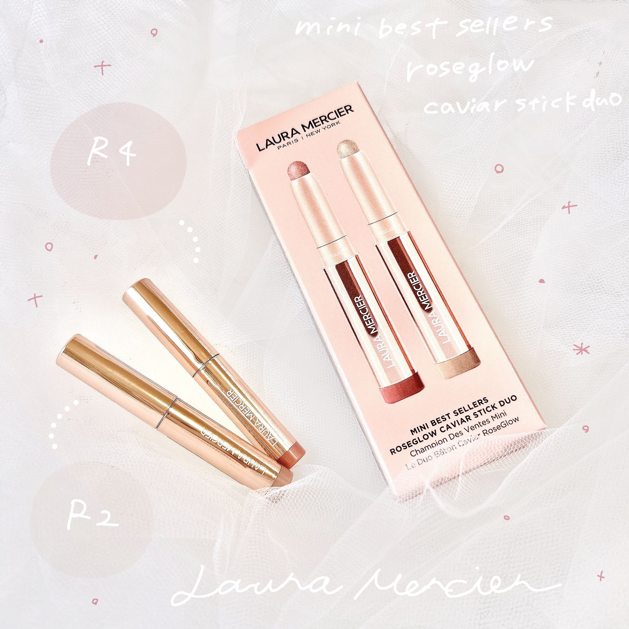 ローラ メルシエ ミニ ベストセラーズ ローズグロウ キャビア スティック デュオのクチコミ「

ローラメルシエ

ミニベストセラーズローズグロウキャビアスティックデュオ

・R.....」（1枚目）