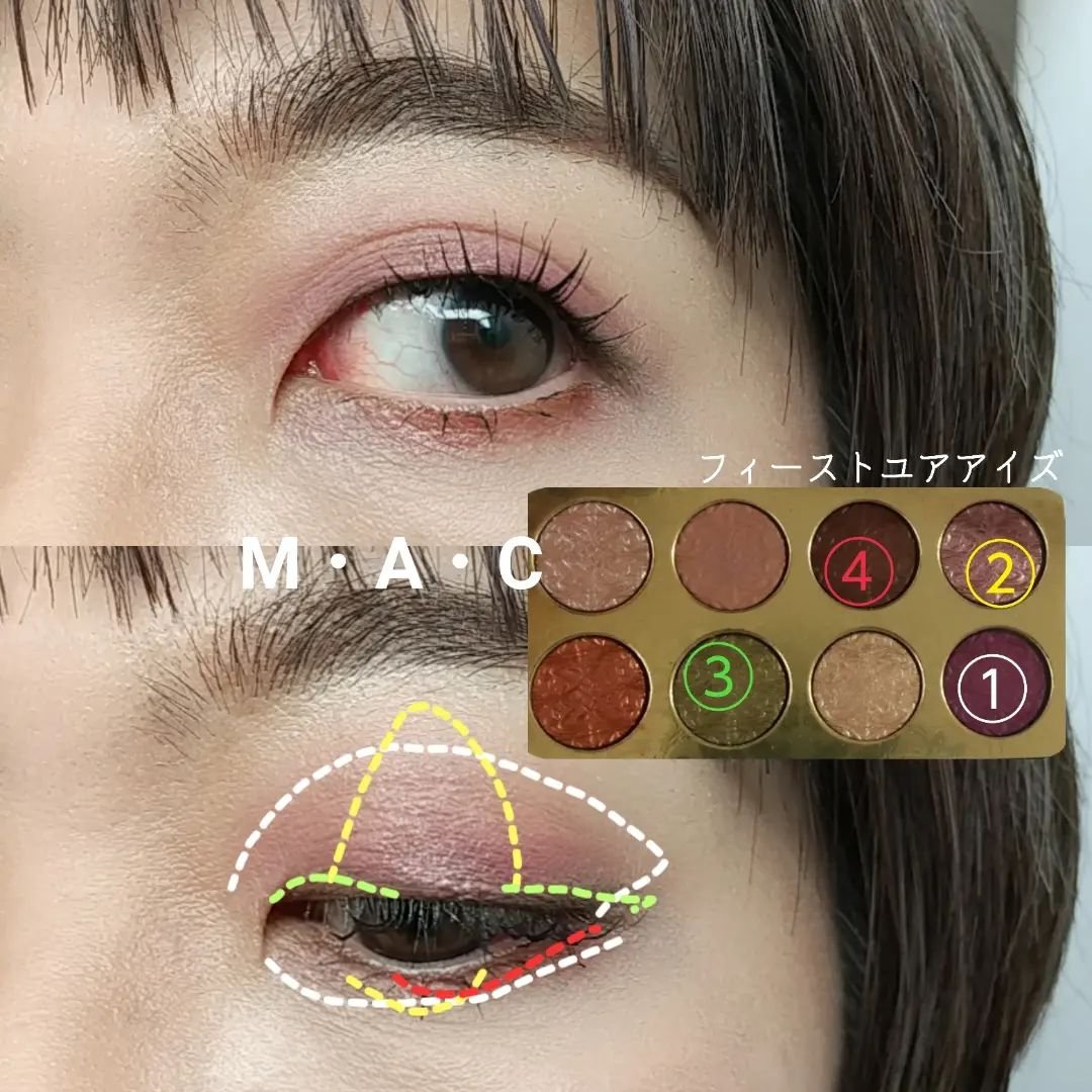 アイシャドウ × 8 テンプティング フェイト/M・A・C/アイシャドウパレットを使ったクチコミ（3枚目）