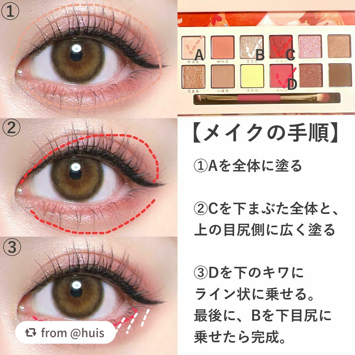 エクスプローラ12色 動物アイシャドウパレット/PERFECT DIARY/アイシャドウパレットを使ったクチコミ(6枚目)