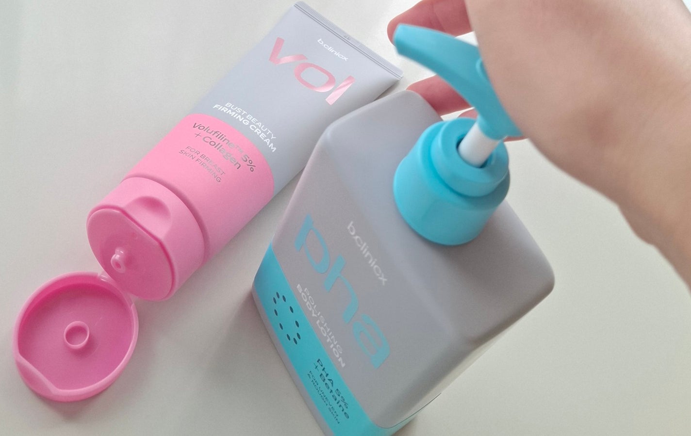 バストビューティーパーミングクリーム/b.clinicx/バスト・ヒップケアを使ったクチコミ(4枚目)