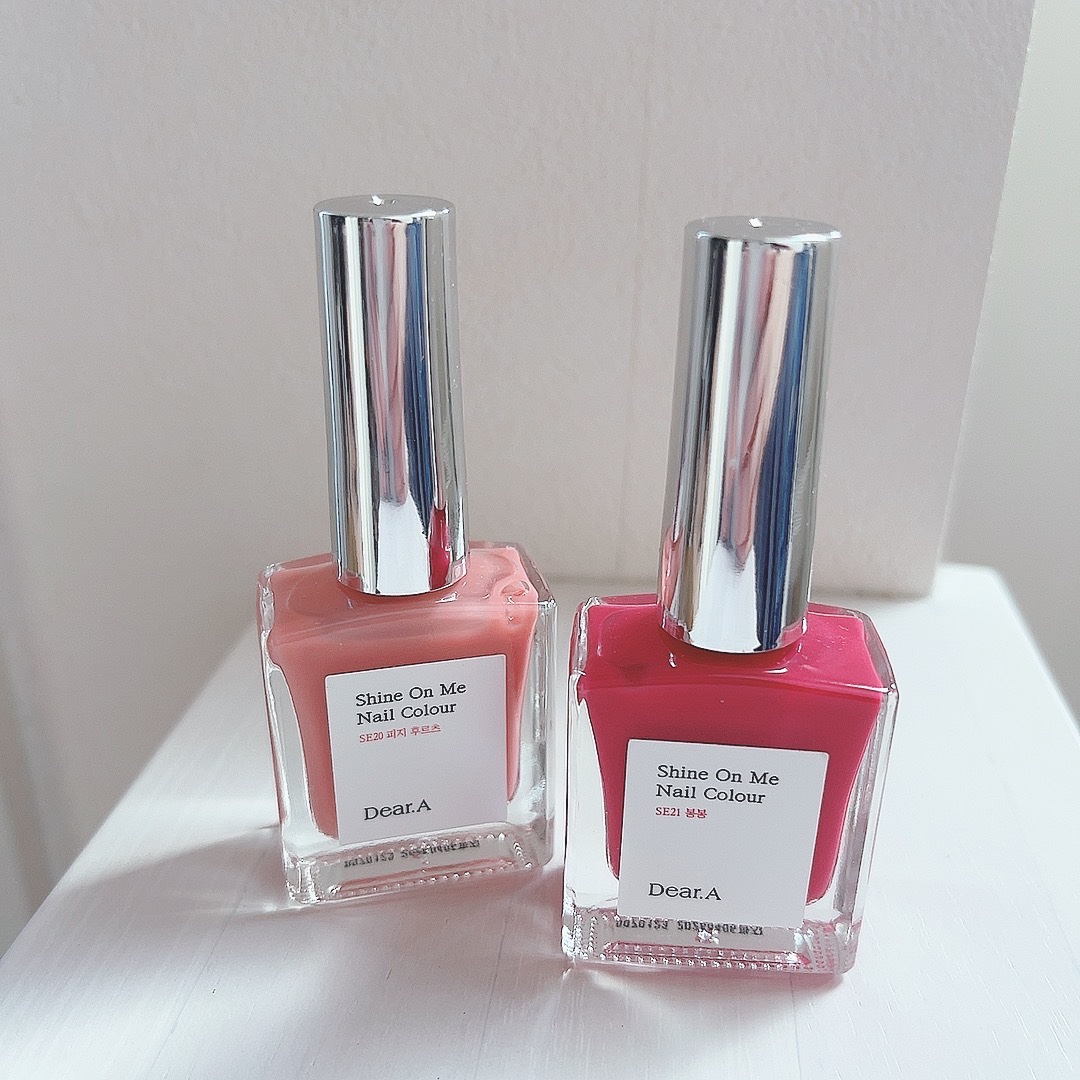 シャインオンミーネイルカラー SE21.ボンボン/Dear.A/マニキュアを使ったクチコミ（2枚目）