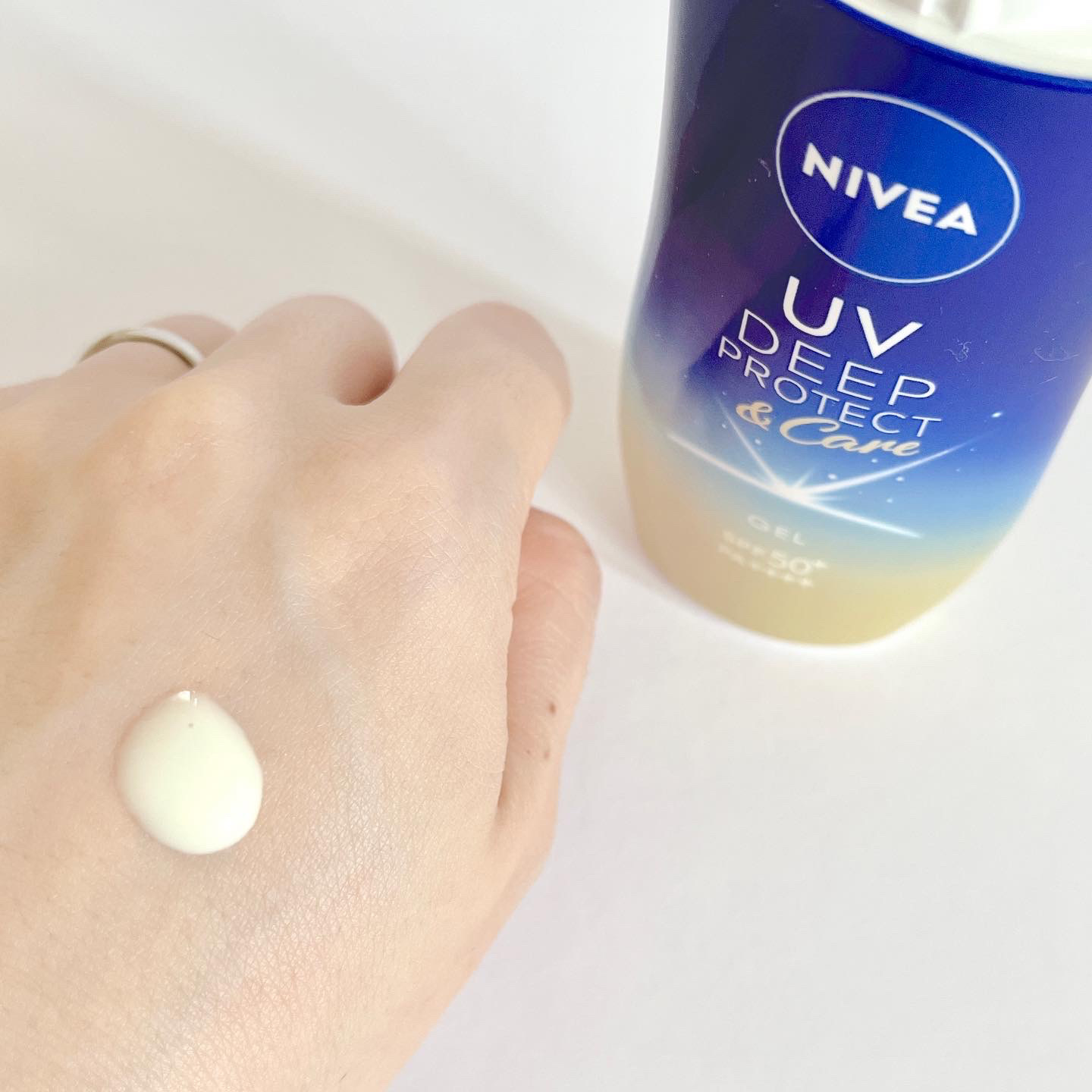 ニベアUV ディープ プロテクト＆ケア ジェル/ニベア/日焼け止めジェルを使ったクチコミ（3枚目）