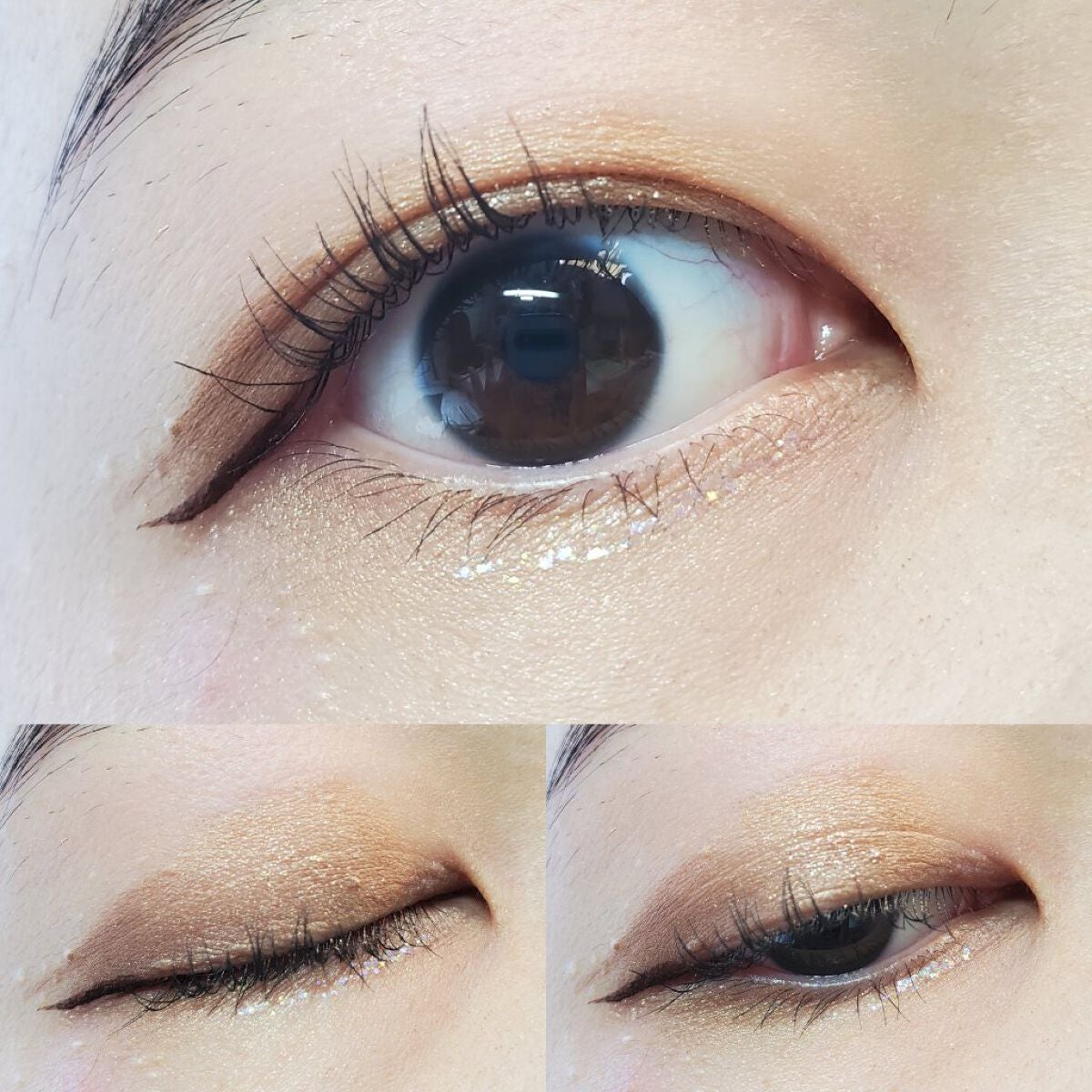 シルキースフレアイズ/キャンメイク/アイシャドウパレットを使ったクチコミ(3枚目)