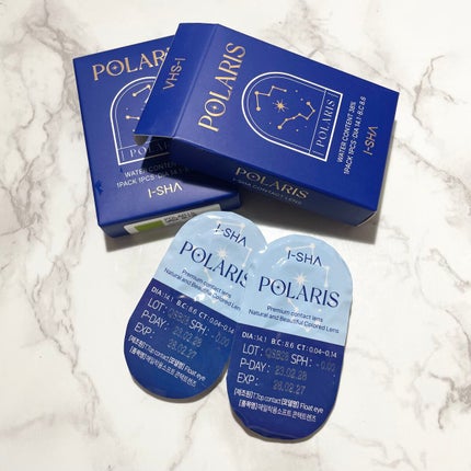 POLARIS/i-sha/カラーコンタクトレンズを使ったクチコミ(2枚目)