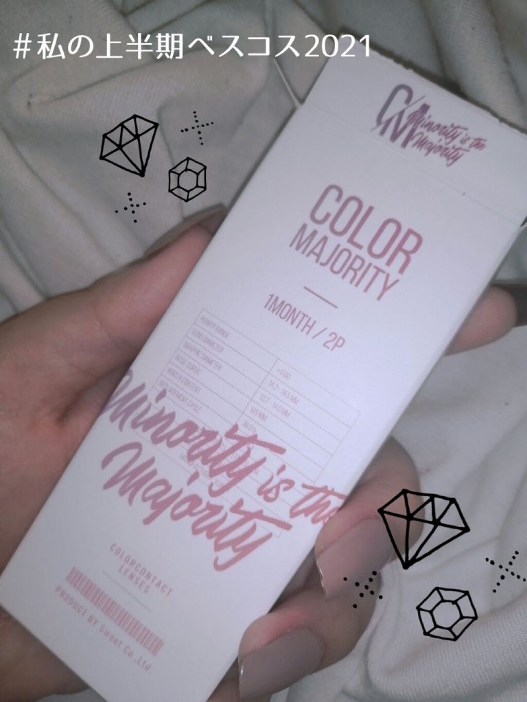 カラーマジョリティー/カラーマジョリティー/カラーコンタクトレンズを使ったクチコミ（1枚目）