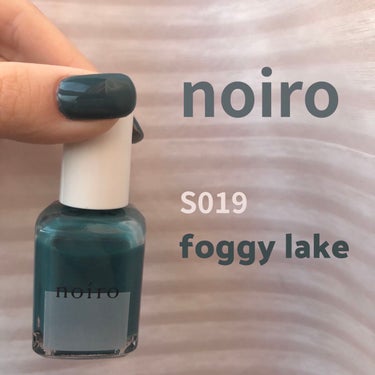 ネイルカラー S019 foggy lake/noiro/マニキュアを使ったクチコミ（1枚目）